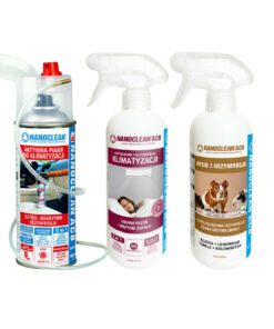 Zestaw Nanoclean AC8 do czyszczenia klimatyzacji domowej + klimatyzacji samochodowej + dla małych zwierząt