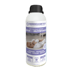 Płyn czyszcząco-dezynfekujący NANOCLEAN AC8 HOME DZIECKO Gotowy do użycia bezzapachowy w butelce 1L [AC8B5G1]