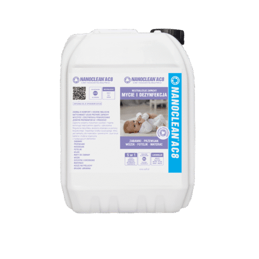 Płyn czyszcząco-dezynfekujący NANOCLEAN AC8 HOME DZIECKO Gotowy do użycia bezzapachowy kanister 5L [AC8B5G5]