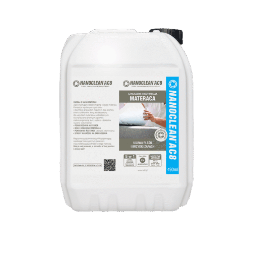 Płyn czyszcząco-dezynfekujący NANOCLEAN AC8 HOME MATERAC Gotowy do użycia o zapachu lawendy kanister 5L [AC8L4G5]