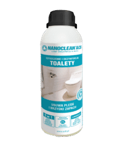 Płyn czyszcząco-dezynfekujący NANOCLEAN AC8 HOME WC Gotowy do użycia o zapachu kwiatowym w butelce 1L [AC8K6G1]